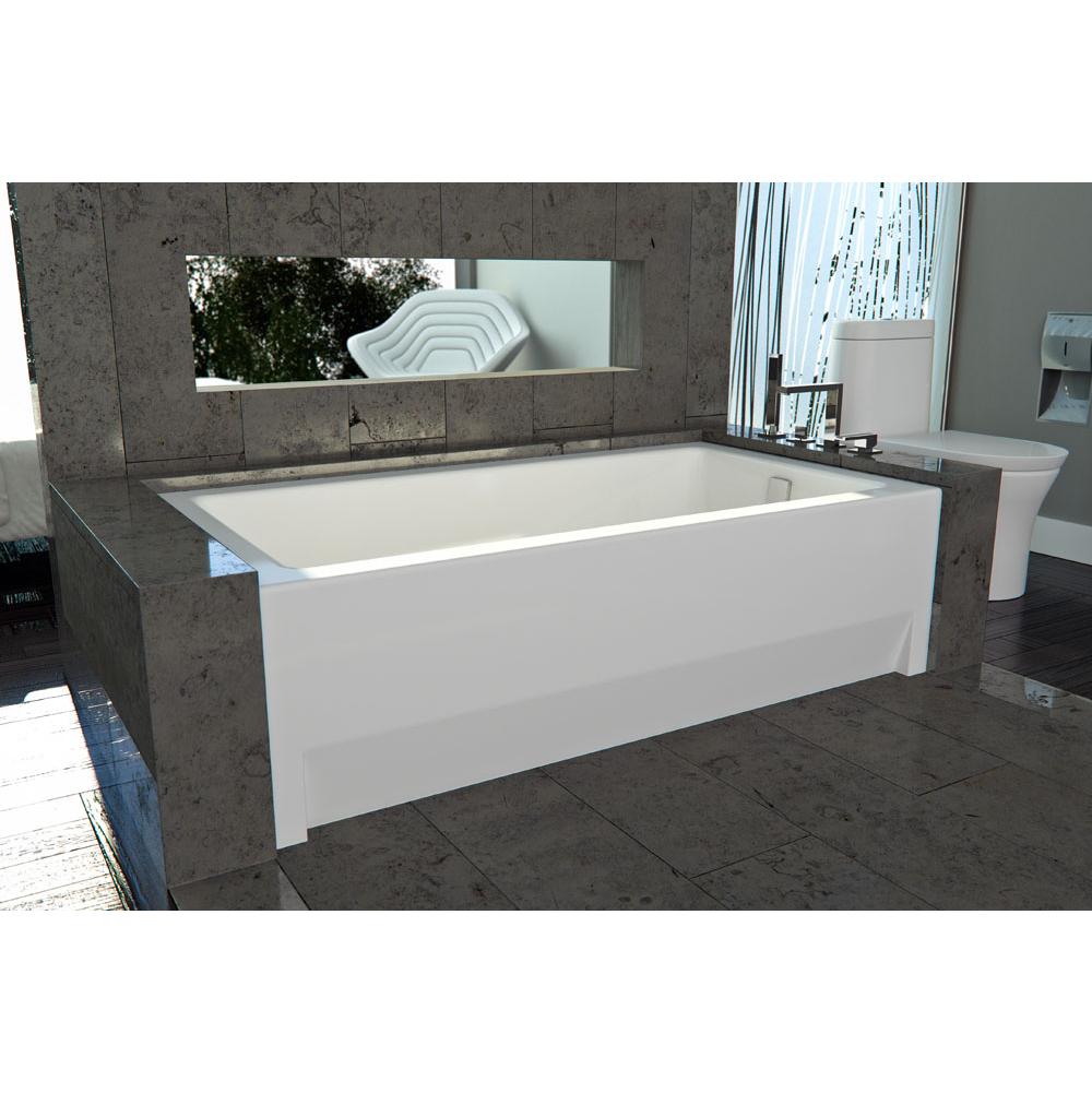 Neptune ZORA bathtub 36x66 with Tiling Flange and Skirt, Right drain, Whirlpool/Mass-Air/Activ-Air, White