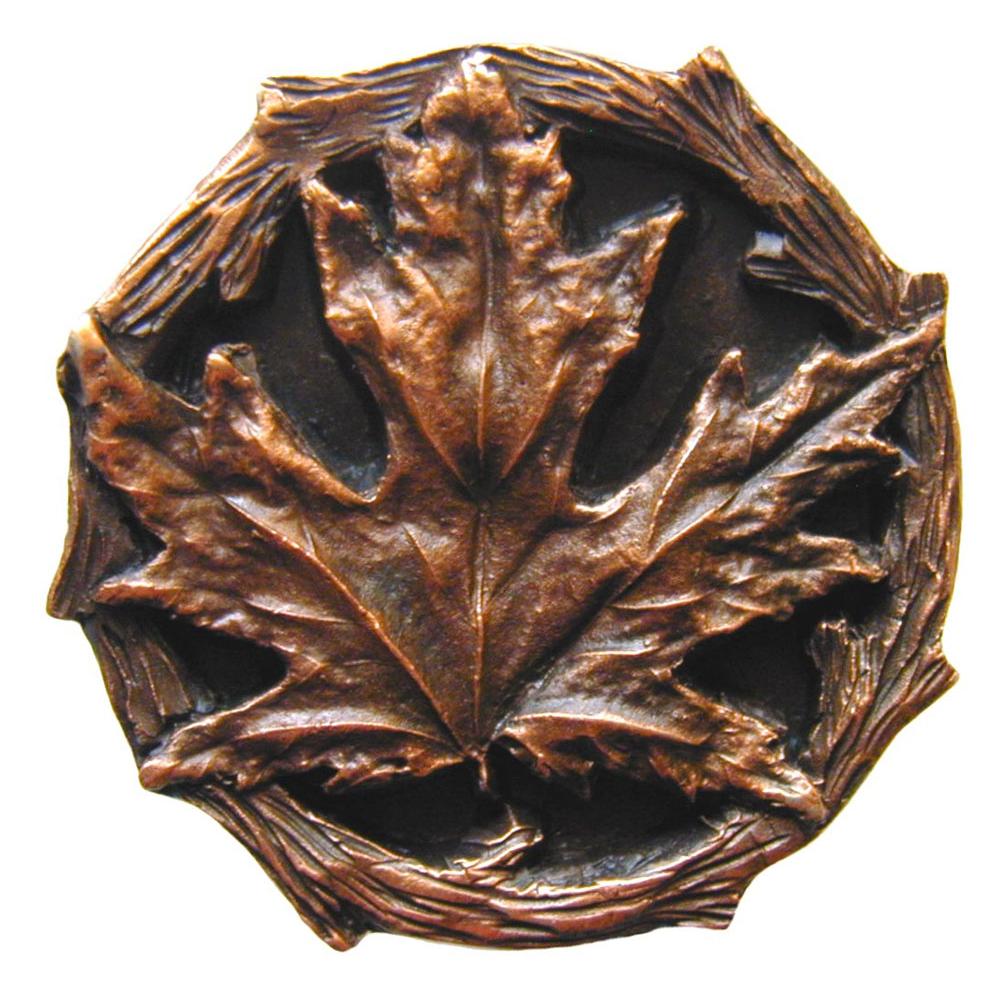 Notting Hill Maple Leaf Knob Antique Copper
