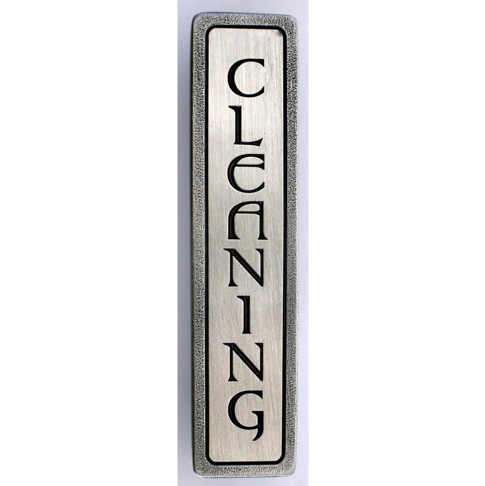 Notting Hill ''CLEANING'' Pull Antique Pewter (Vertical)