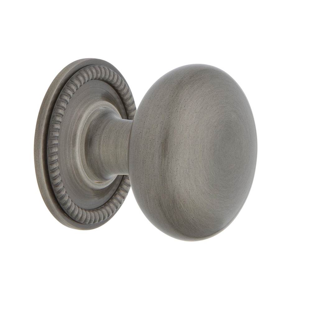 Nostalgic Warehouse Nostalgic Warehouse New York Brass 1 3/8'' Cabinet Knob with Rope Rose in Antique Pewter