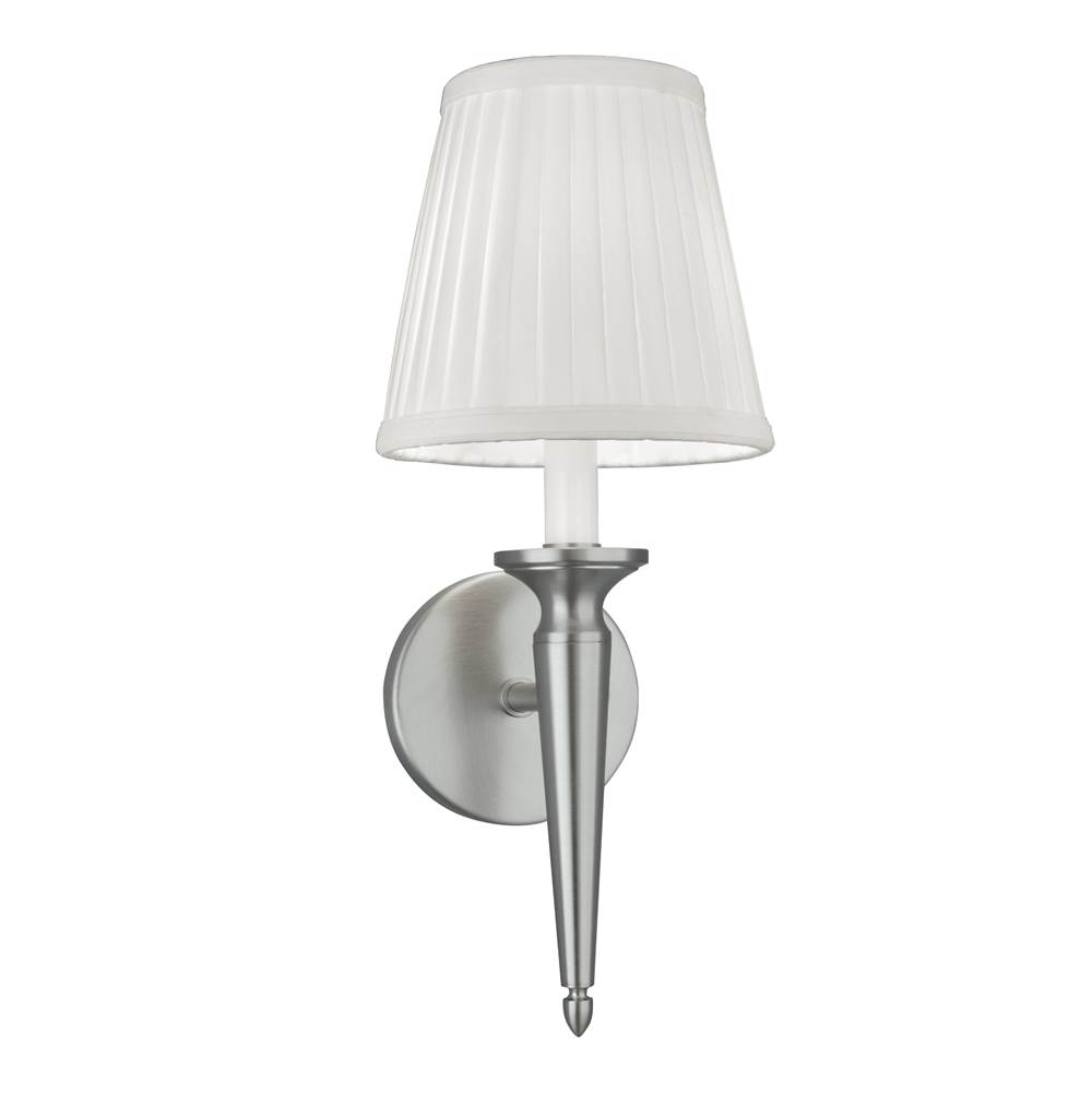 Norwell Georgetown 1 Light Sconce - Brushed Nickel