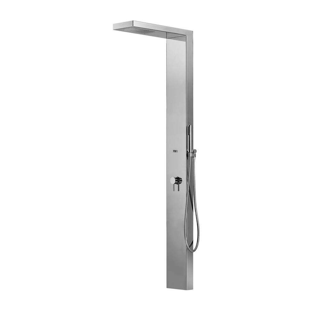 Outdoor Shower ''In & Out'' Wall Mount Single Supply Shower Panel - Hand Spray - Concealed Shower Head