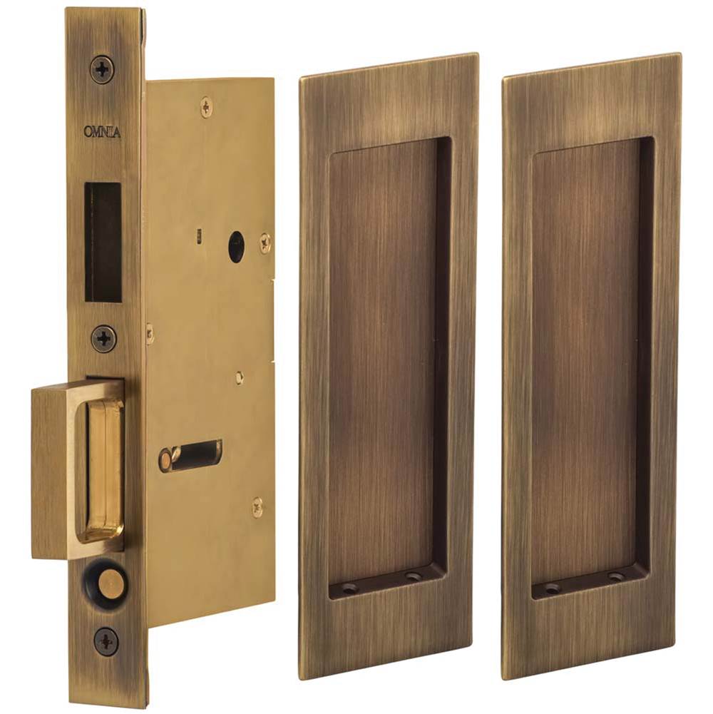 OMNIA Pocket Door Lockset US5
