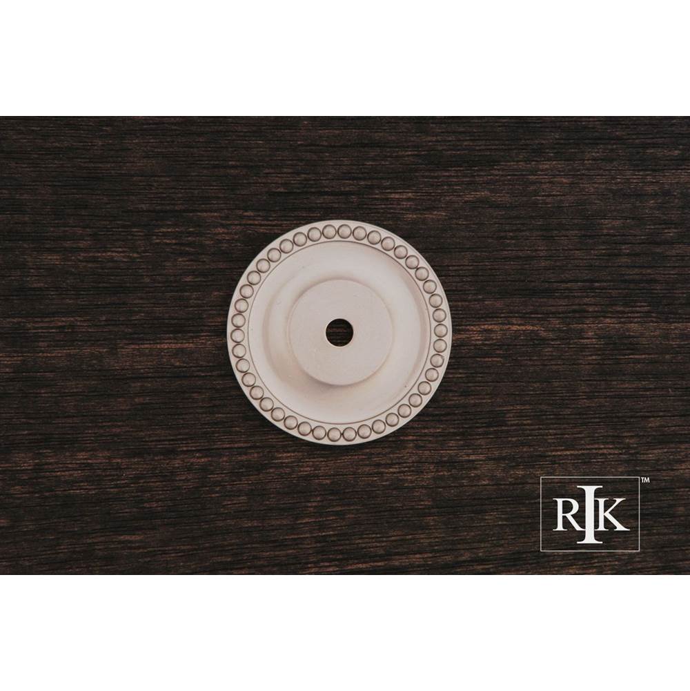 RK International Beaded Single Hole Backplate
