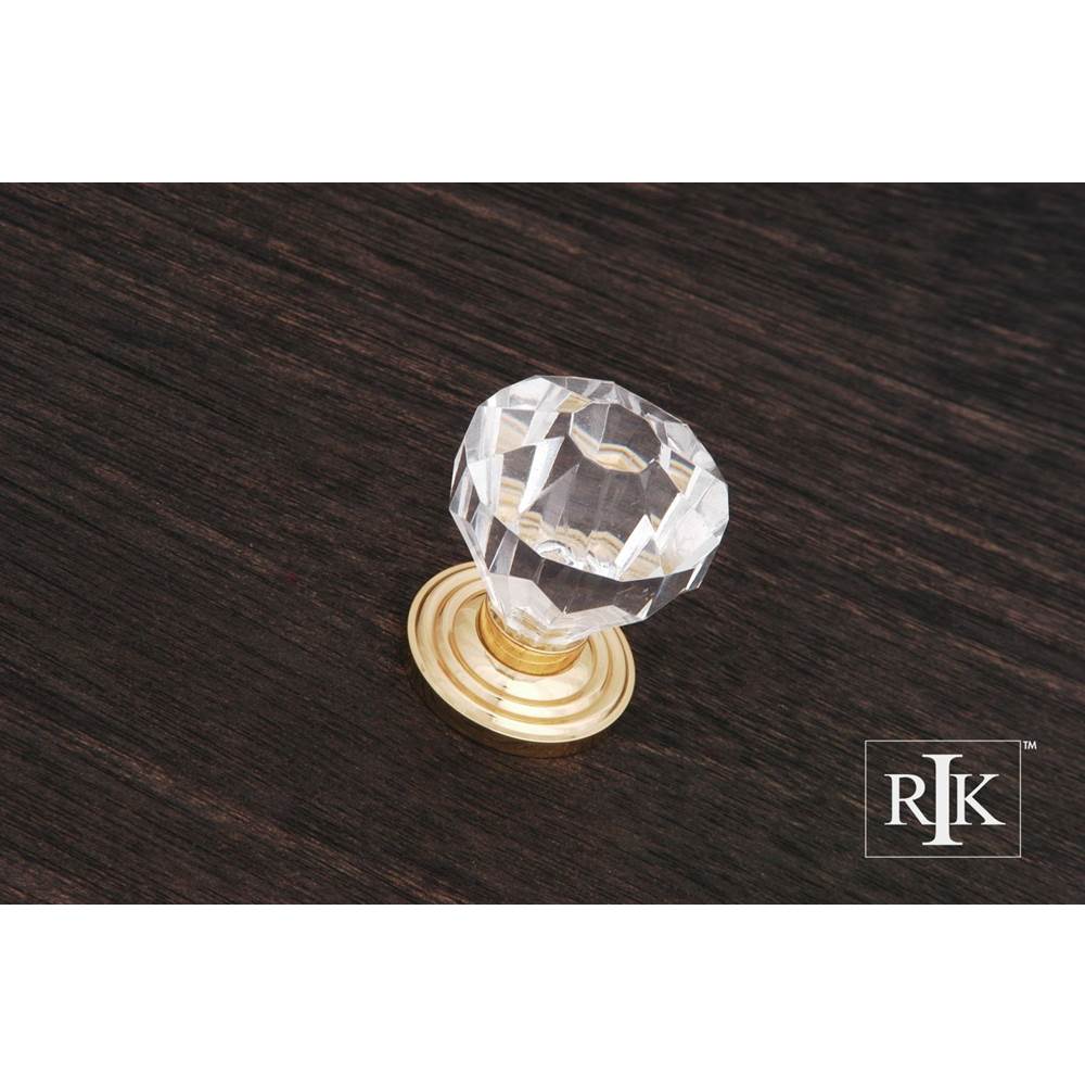 RK International Diamond Cut Acrylic Knob