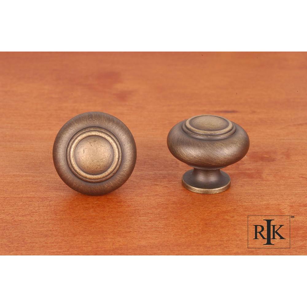 RK International Small Double Ringed Knob