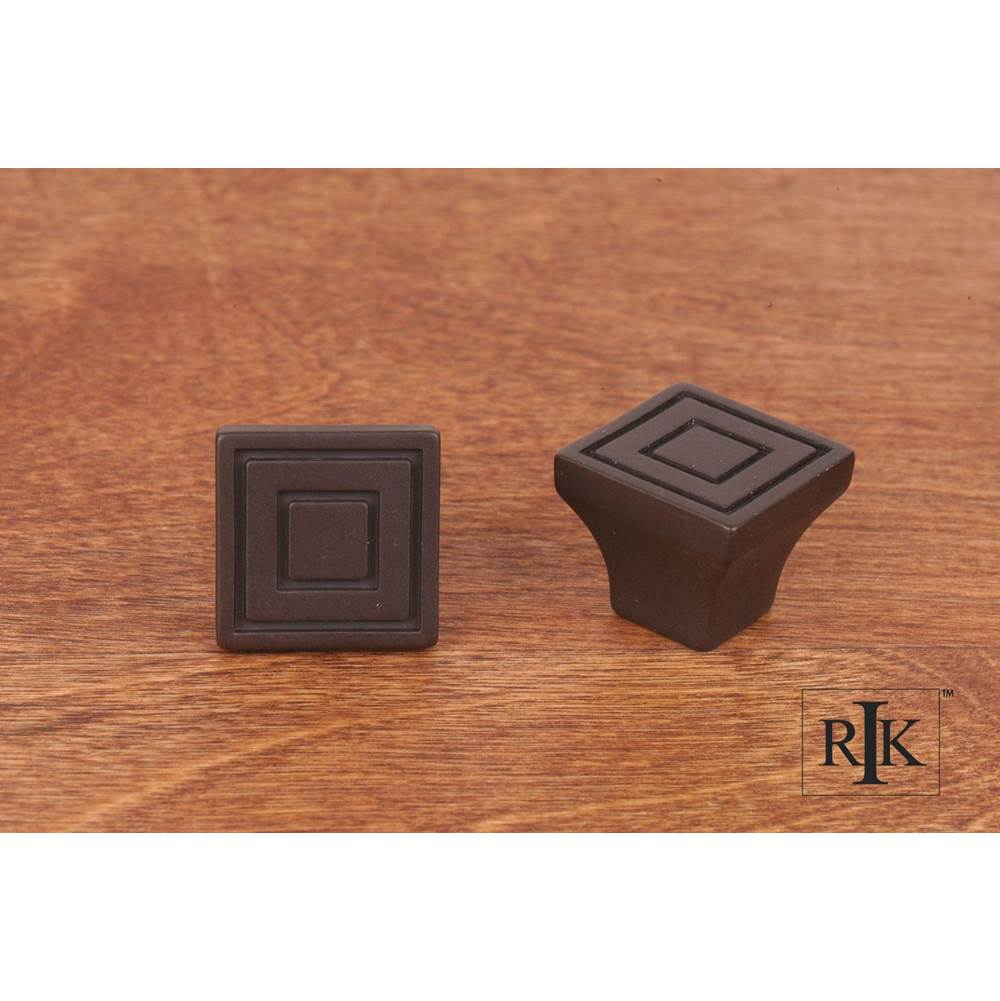 RK International Small Contemporary Square Knob