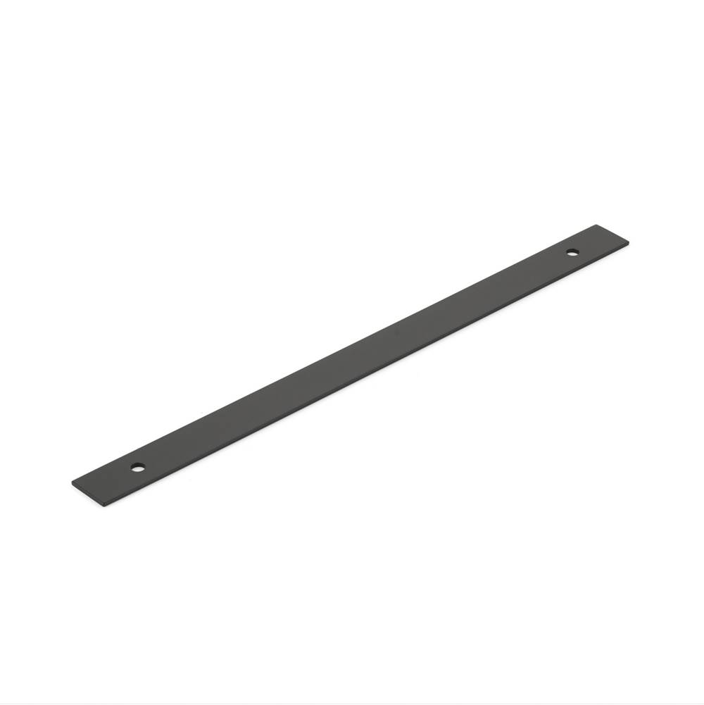 Schaub And Company Pub House, Backplate for Appliance Pull, Matte Black, 12'' cc