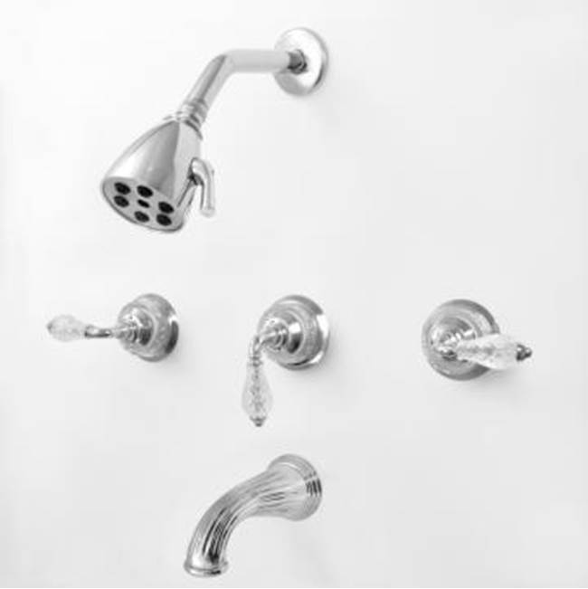 Sigma 3 Valve Tub & Shower Set Trim (Includes Haf And Wall Tub Spout) Luxembourg Coco Bronze .63