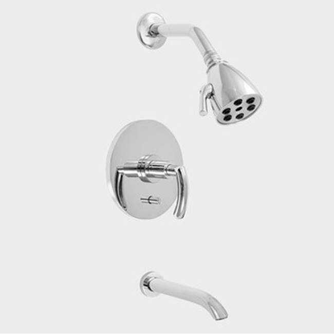 Sigma Pressure Balanced Tub & Shower Set Trim Prana Chrome .26