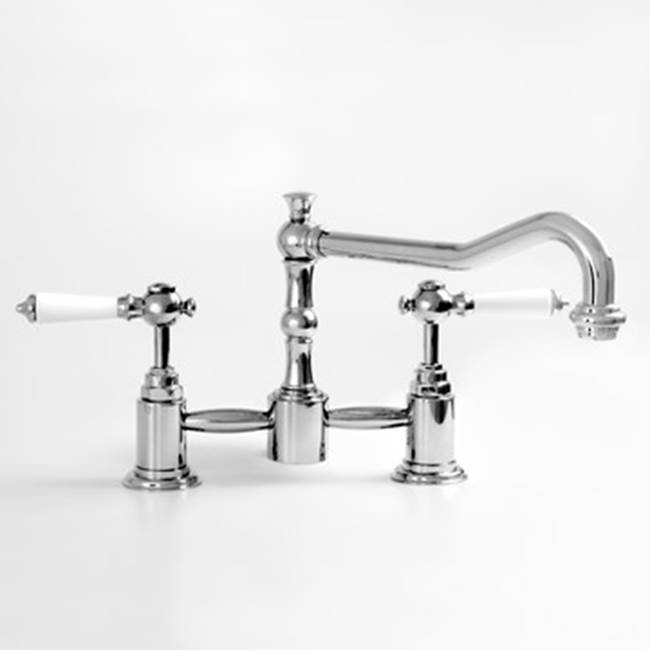 Sigma Pillar Style Kitchen Faucet W/ Swivel Spout Waldorf Antique Pewter .51