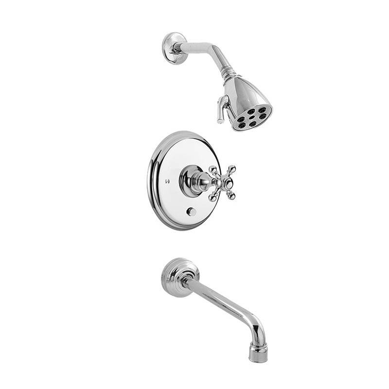 Sigma Pressure Balanced Deluxe Tub & Shower Set Trim (Includes Haf And Wall Tub Spout) Tremont X Chrome .26
