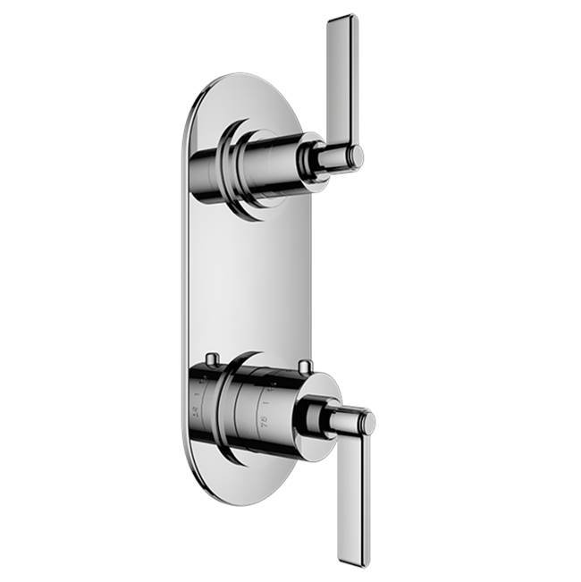 Santec TRIM (Non-Shared Function) - 1/2'' Thermostatic Trim with Volume Control and 3-Way Diverter