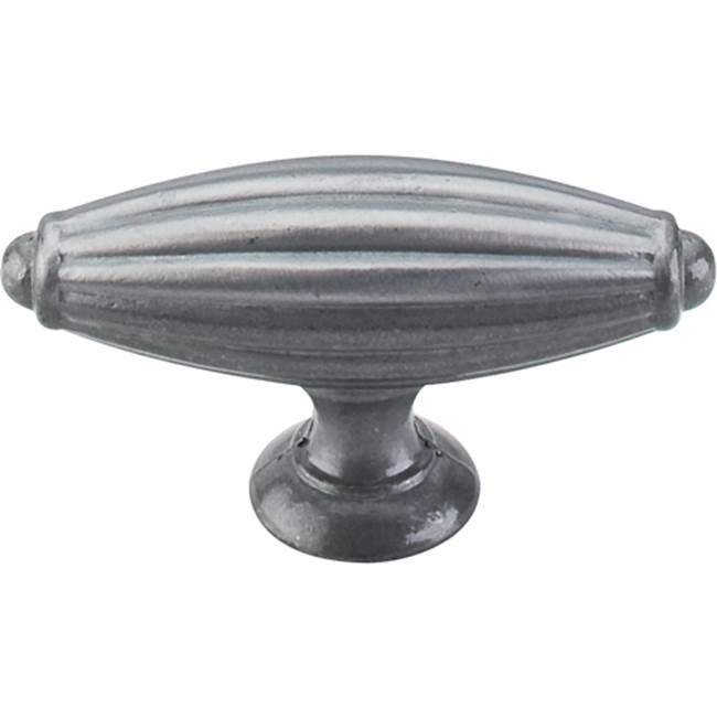Top Knobs Tuscany T-Handle 2 7/8 Inch Pewter Light