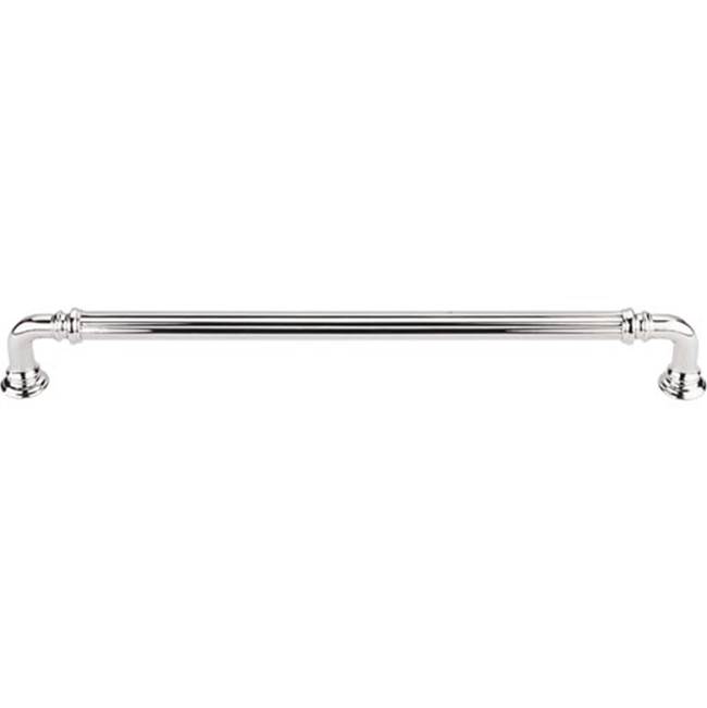 Top Knobs Reeded Pull 9 Inch (c-c) Polished Nickel