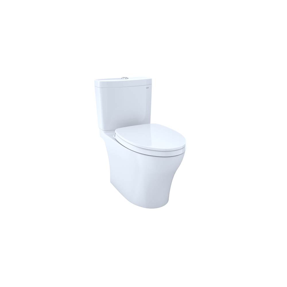 TOTO Toto® Aquia® Iv Two-Piece Elongated Dual Flush 1.28 And 0.9 Gpf Universal Height Toilet With Cefiontect®, Washlet®+ Ready, Bone