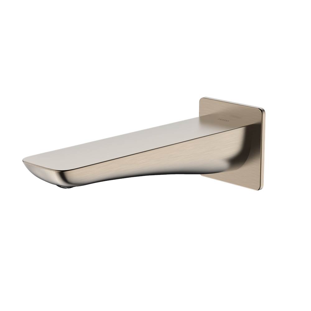 TOTO Toto® Modern S Wall Tub Spout, Brushed Nickel
