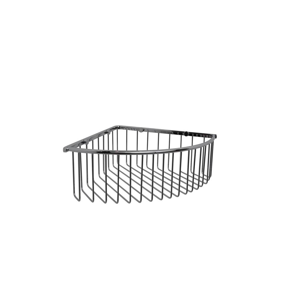 Valsan Essentials Chrome Large Deep Corner Basket