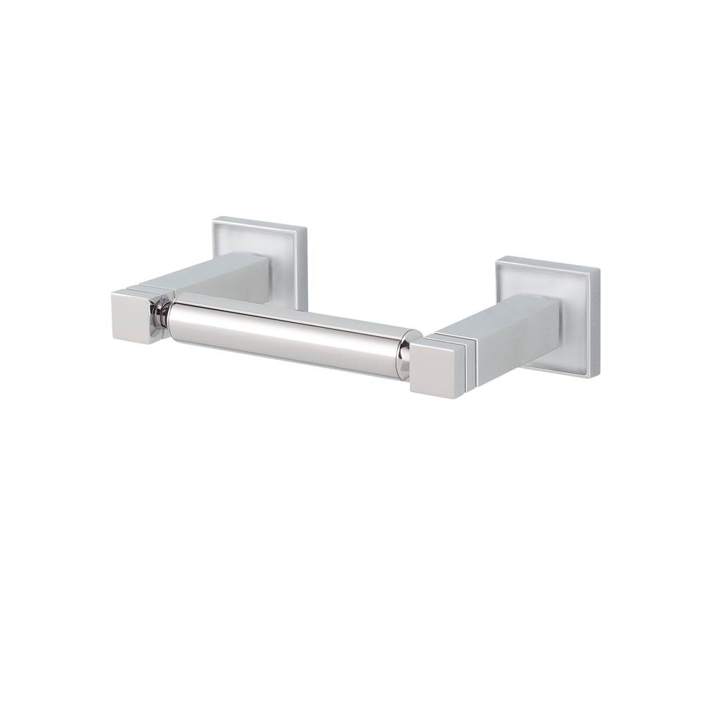 Valsan Cubis-Plus Polished Nickel Double Post Roll Holder