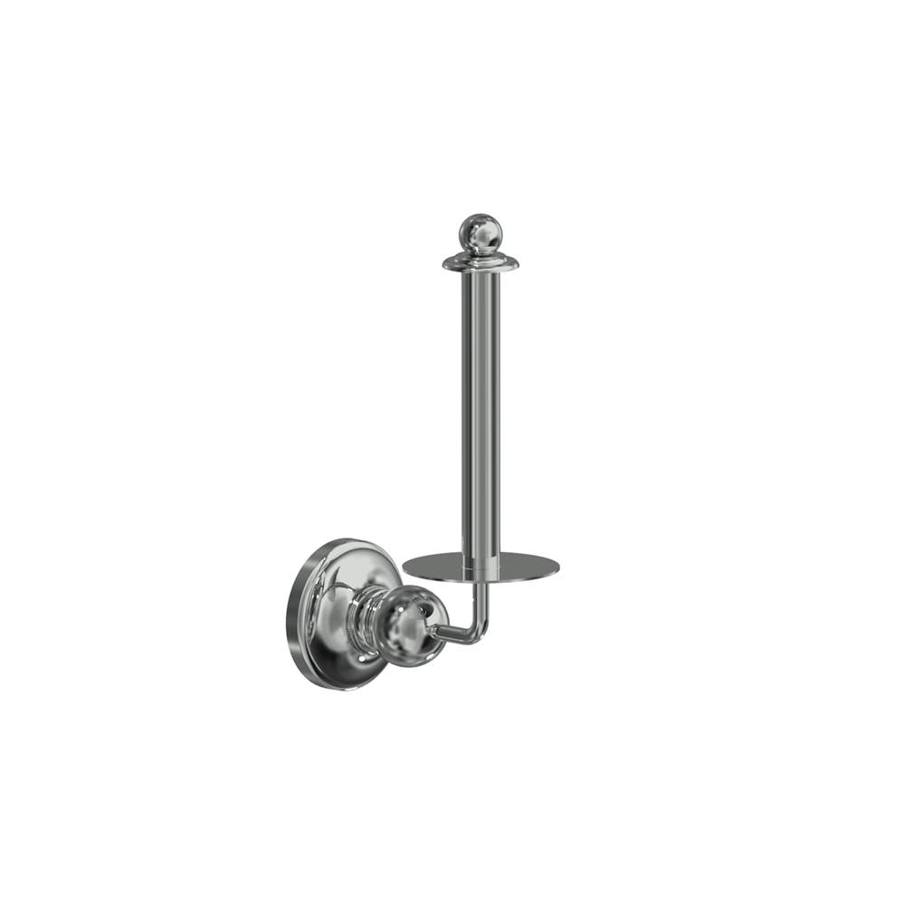 Valsan Olympia Polished Nickel Spare Toilet Roll Holder