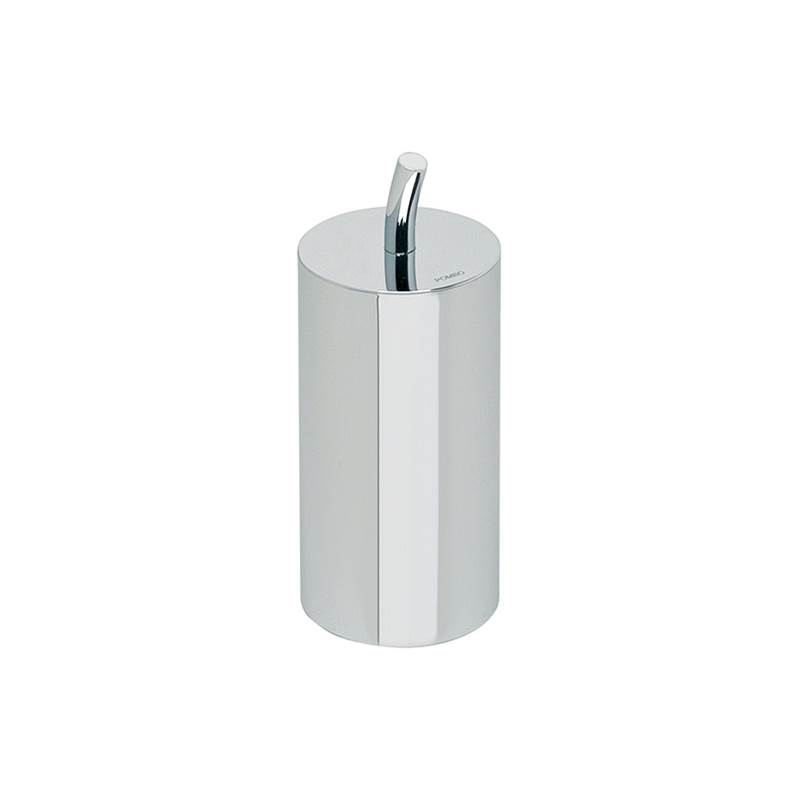 Valsan Loft Polished Nickel Cottonwool Container