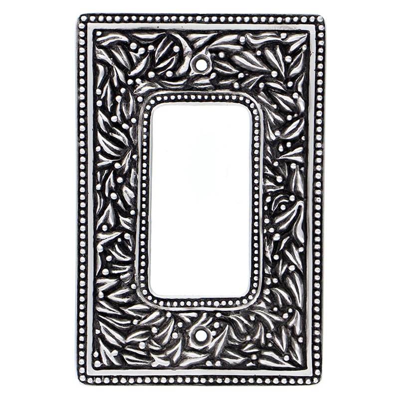 Vicenza Designs San Michele, Wall Plate, Jumbo, Dimmer, Antique Nickel