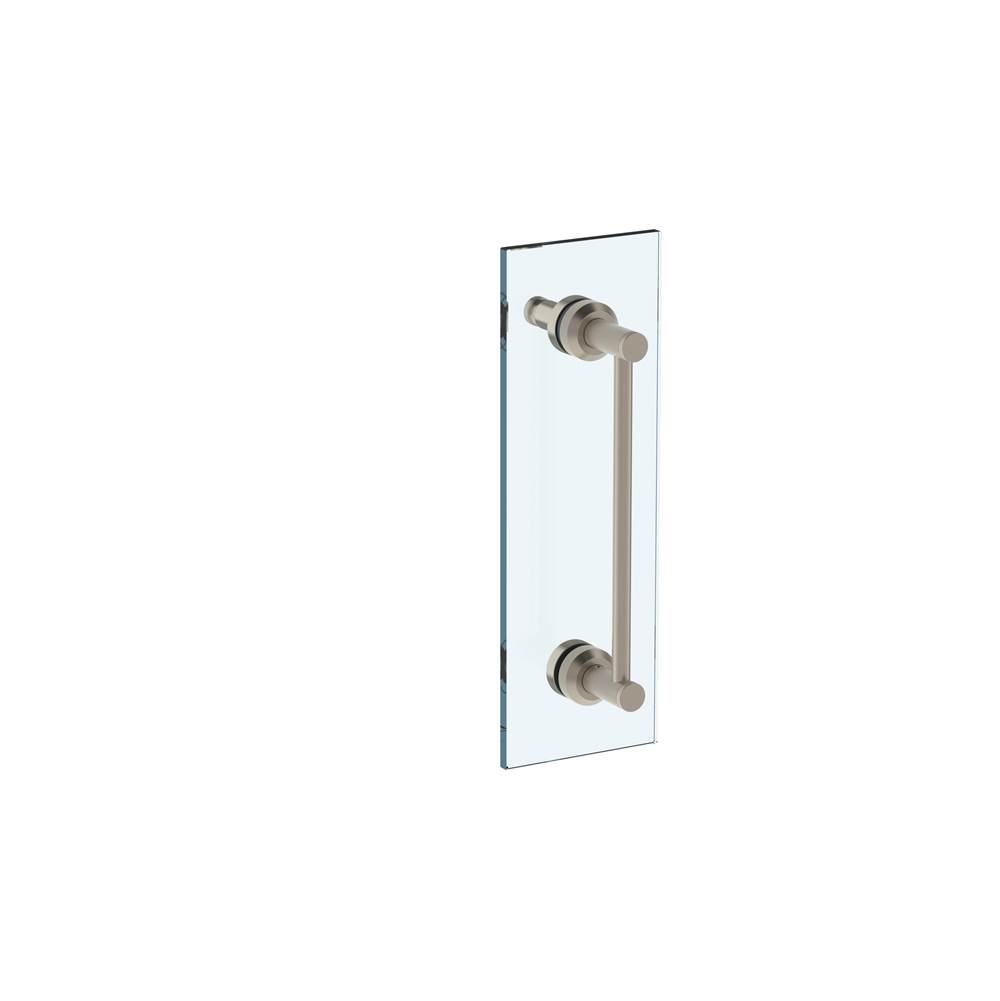 Watermark Urbane 24'' shower door pull with knob/ glass mount towel bar with hook