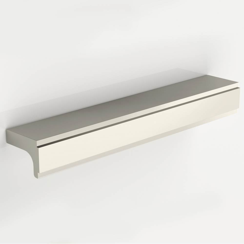 Water Street Brass 1-1/2'' C-C Single Step Style Tab Pull - Hammered - Weathered Nickel