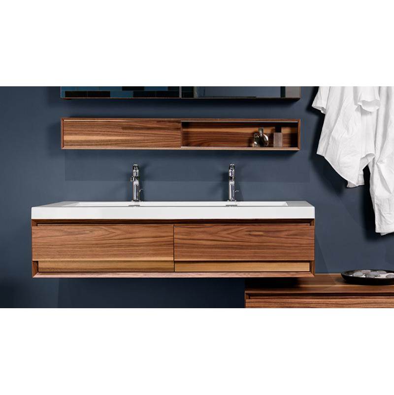 WETSTYLE Furniture ''M'' - Vanity Wall-Mount 42 X 10 - Lacquer Stone Harbour Grey Matt