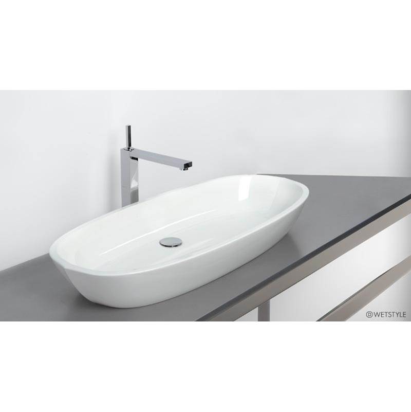 WETSTYLE Lav - Be - 36 X 15 X 4 - Above Mount Vessel - Nt O/F - White Matte