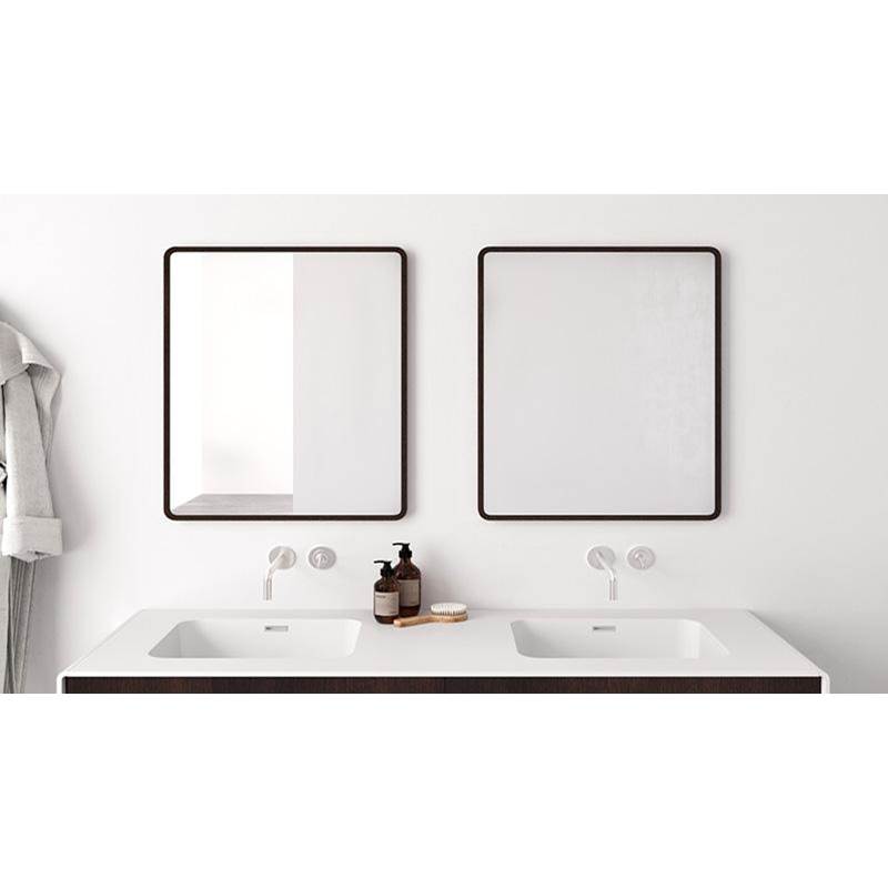 WETSTYLE Deco Mirror 48X30 -  White Mat Lacquer