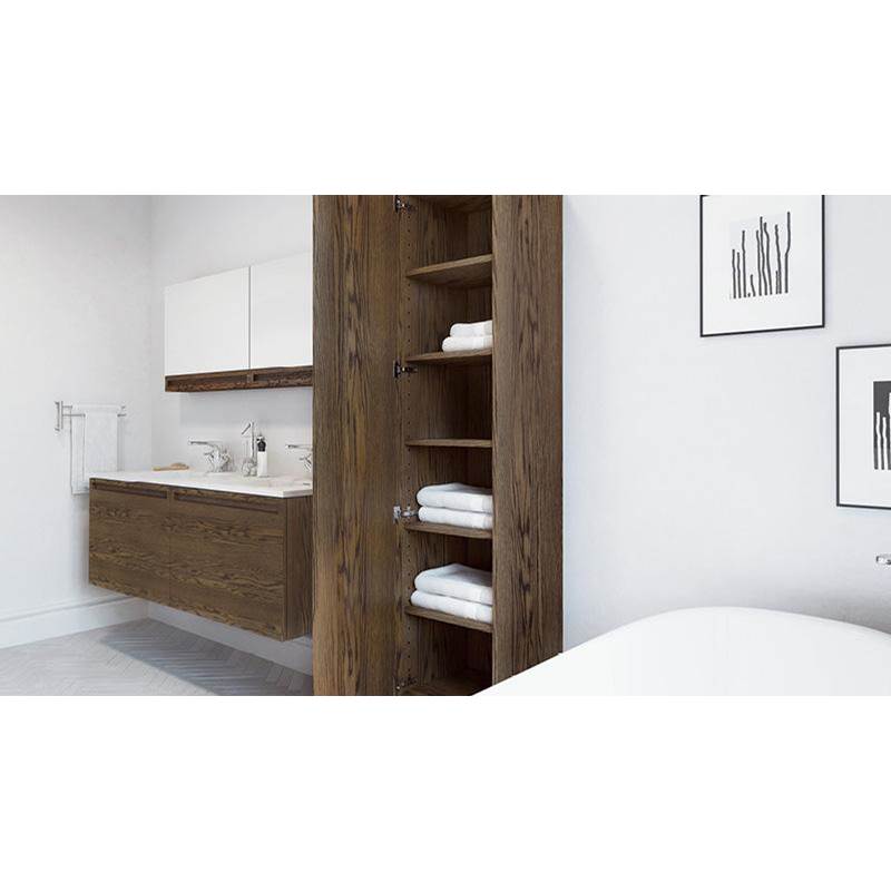 WETSTYLE Furniture Element Rafine - Linen Cabinet 16 X 66 - Oak Natural