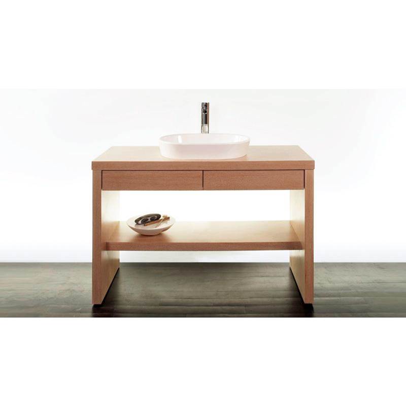 WETSTYLE Furniture ''Z'' - 20 X 48 - Two Drawers - Walnut Natural